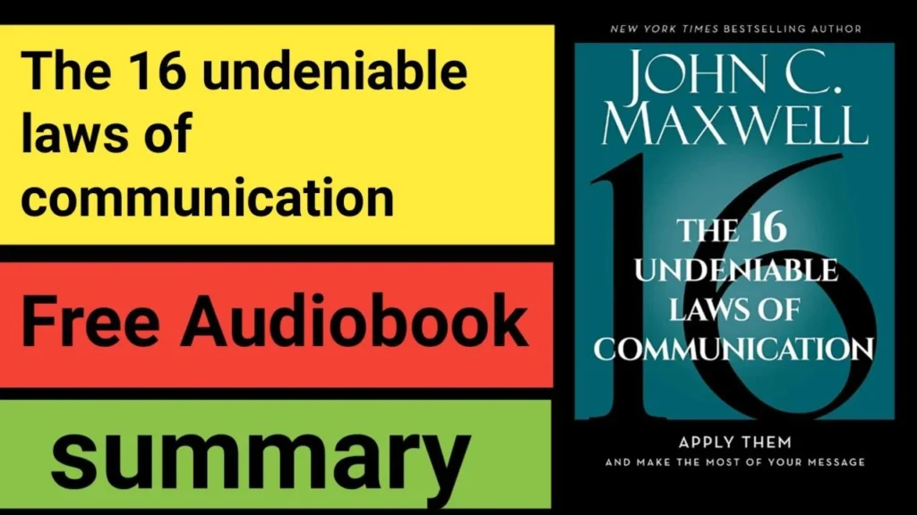 The 16 undeniable laws of Communication book summary